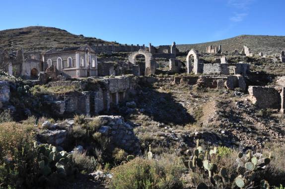 Chegando à Ciudad Fantasma, perto de Real de Catorce, pueblo mágico no norte do México